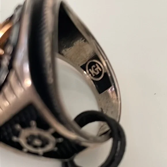 BLACK LABEL HERITAGE UNISEX STERLING SILVER RING - Picture 13 of 15